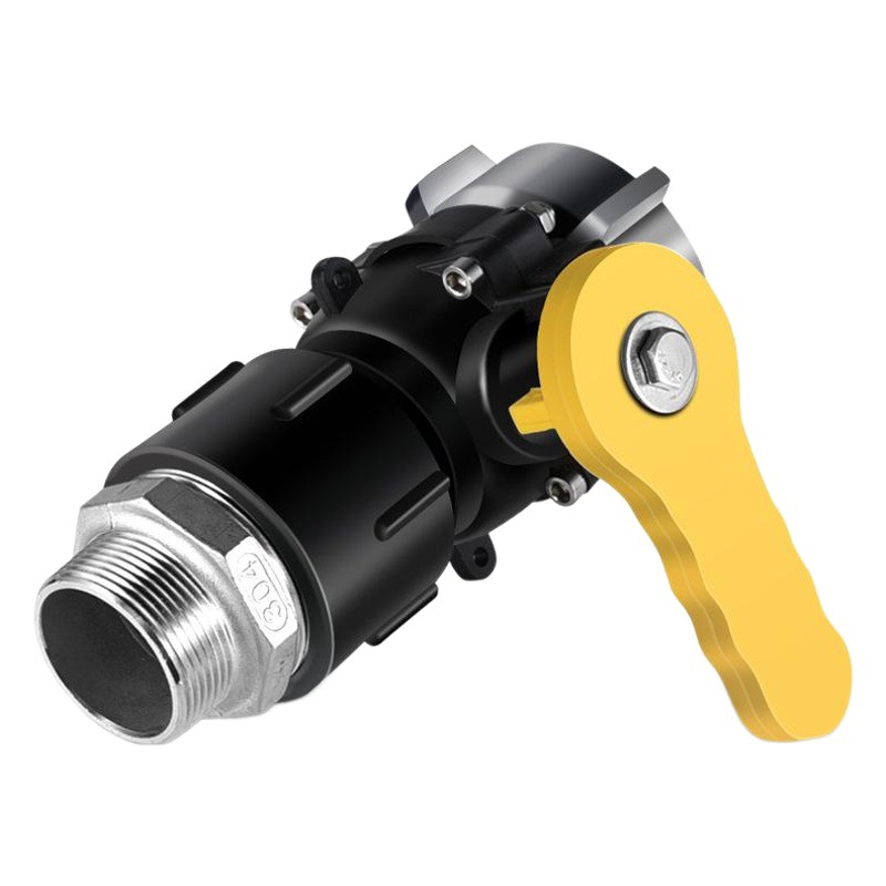 Accesorios de válvula de barril de tonelada IBC transfronterizos adaptador de cable grueso de 2 pulgadas a cable interno de alambre fino de 2 pulgadas de dos vías a 1 pulgada 11/2