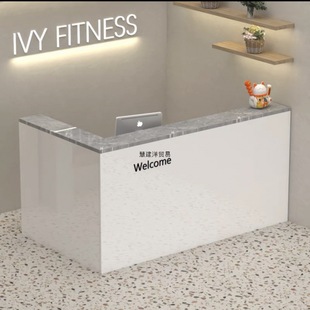 Bar Counter Cashier Simple Modern Small Clothing Store Counter Milk Tea Shop Corner Table Beauty Salon Front Desk Reception Desk