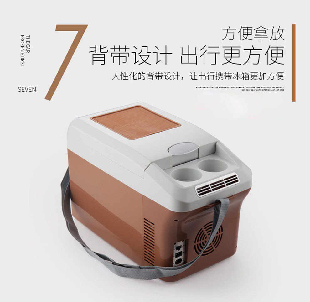 Portable Car Refrigerator Dual-Purpose Outdoor Car Truck Refrigerator Car Home Dormitory Mini Refrigerator