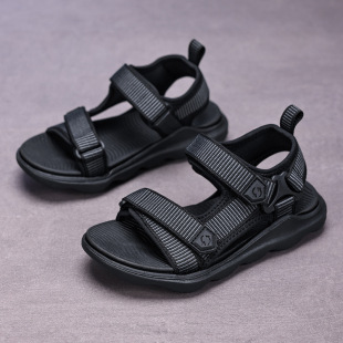 Children's Sandals Boys Outdoor Tracing Sports Sandals Summer Lightweight Breathable Open Toe Beach Shoes for Foreign Trade