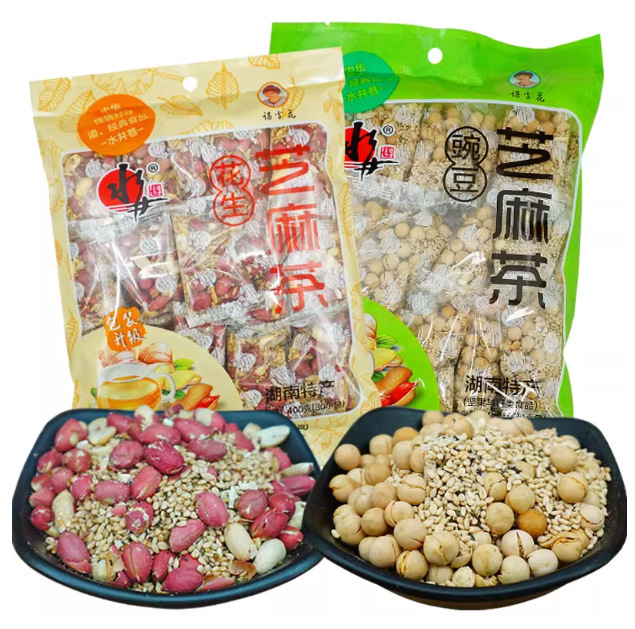 Shuijingxiang Bean Tea, Sesame Tea, 400g Peanut Tea, Hunan Yiyang Anhua Specialty Pea Ginger Salt Tea Beverage Shuijingxiang Bean Tea, Sesame Tea, 400g Peanut Tea, Hunan Yiyang Anhua Specialty Pea Ginger Salt Tea Beverage