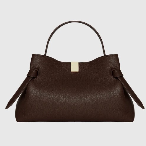 New Yuzefi Pot Sticker Bag Gyoza Genuine Leather Texture Single Shoulder Underarm Crossbody Bag Commuter Handheld Tote Bag