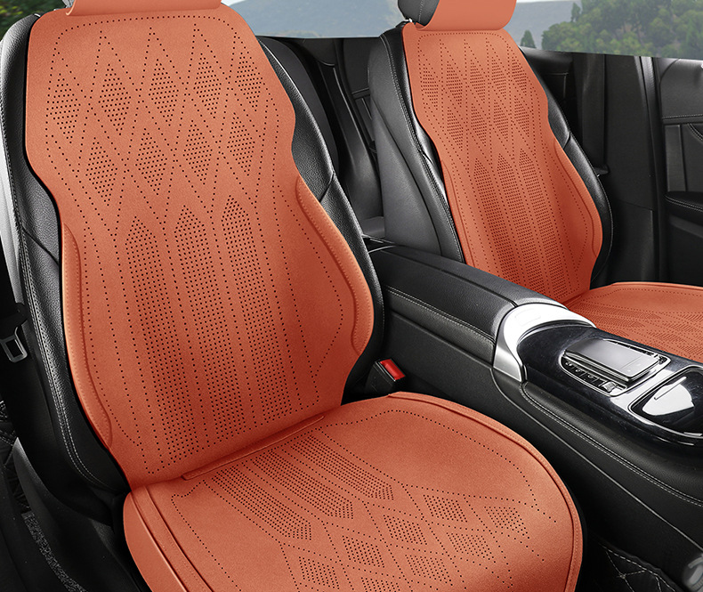 Car Seat Cushions Are Suitable for All Seasons, Suede Leather Seat Cushions, High-End Semi-Covered Seat Covers, Car Seat Covers, Factory Direct Delivery