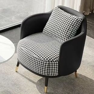 Simple and Light Luxury Single Sofa Coffee Table Combination Leisure Hotel Reception Sales Office Negotiation Table and Chairs Beauty Salon Reception