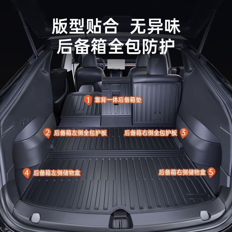 Suitable for the New Version of Tesla's New Car, Carefully Selected Gift Package, Model Y Floor Mats, Full Set of Accessories, Interior Decoration Supplies
