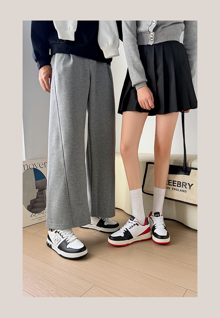 Giày sneaker nam nữ cổ thấp phong cách cổ điển phối màu đen trắng — 828 Đen Trắng chi tiết 15