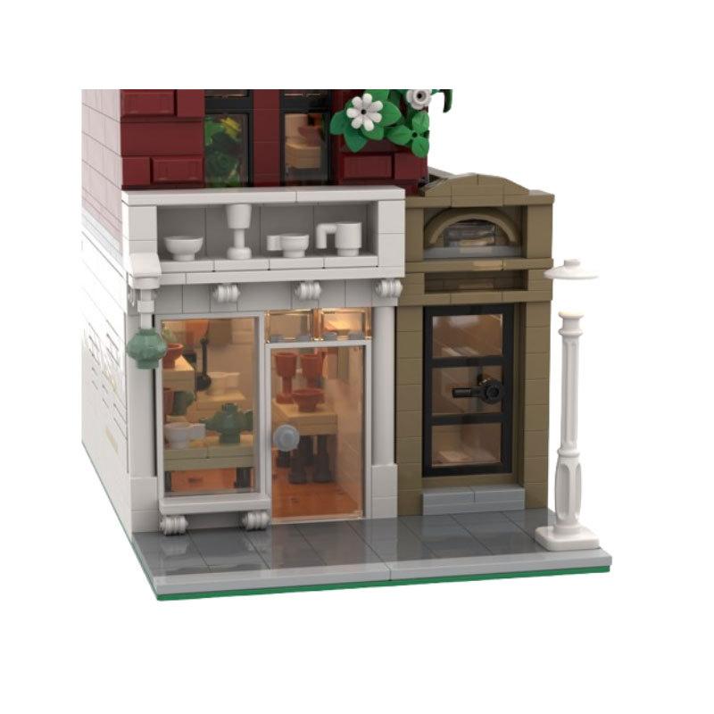 Architectural City Street Scene Building Blocks Toy Set_voghion.com