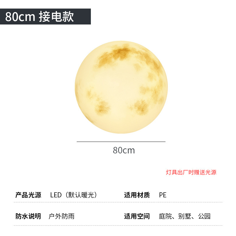 직경 80cm - 플로어 스탠딩 전기 버전