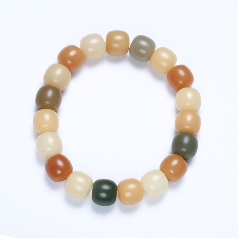 Gradient Bodhi Bracelet Pliable Temperament Handheld Manufacturer Bodhi Bracelet Wholesale White Jade Bodhi Hand Toy Bodhi Seed