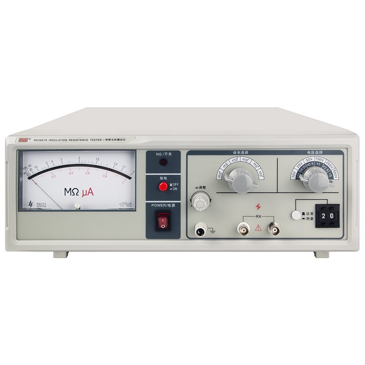RK2681N 绝缘电阻测试仪 美瑞克指针式绝缘电阻测试仪RK2681N