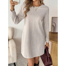 G 36997 Crew Neck Knit Dress Բ����֯��ȹ�羳����ͨ����