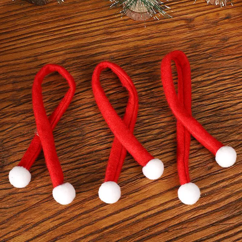 Леденец Лапковая Шапка Рождества, Candy Christmas Decoration Products, мини-елочная шапка, без Went факультет, маленькая шапка