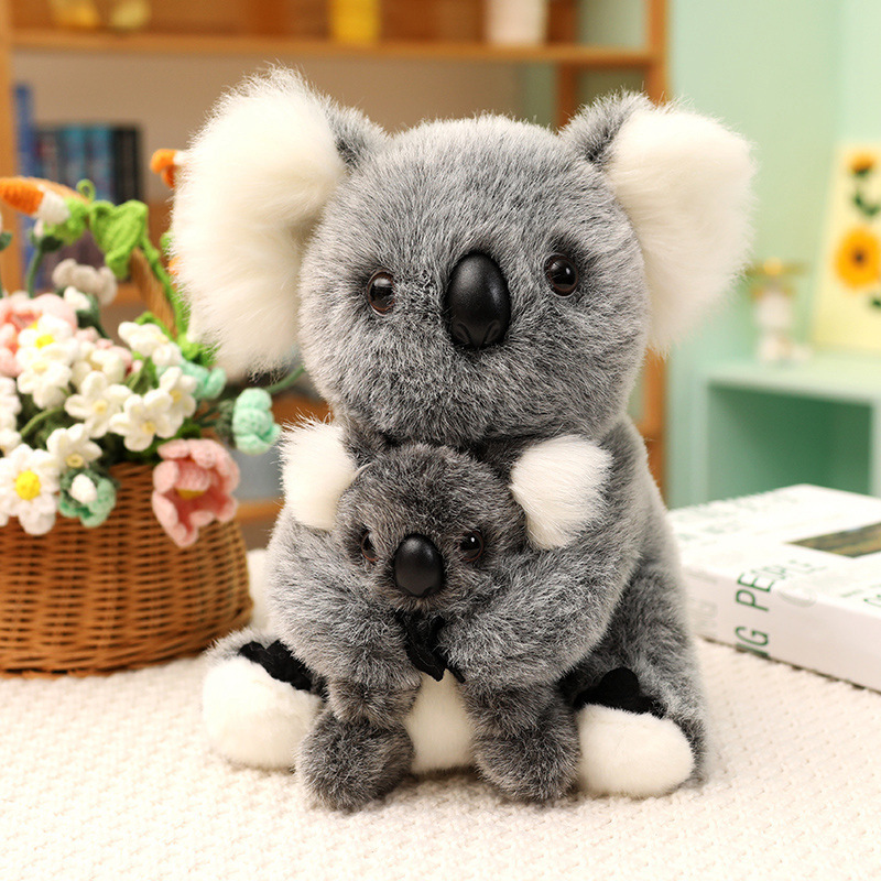 Cross-border Hot Simulation Australian Koala Plush Toy Koala Hugging Bear Doll Cute Children's Toy Baby Wow Cross-border Hot Simulation Australian Koala Plush Toy Koala Hugging Bear Doll Cute Children's Toy Baby Wow