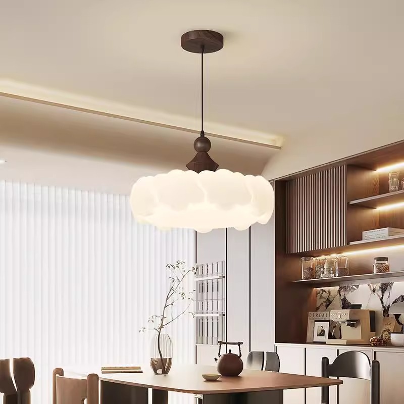 Lámpara de techo de restaurante de estilo antiguo, lámpara de dormitorio principal retro francés, personalidad creativa, lámpara principal de dormitorio de arte, lámpara de estudio para niños