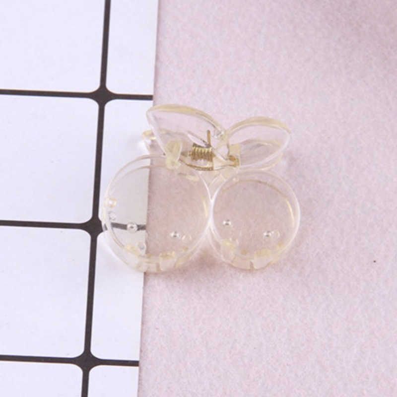 Fábrica de venta directa spot 2025 nuevo acrílico gran clip de agarre transparente clip desnudo clip inferior accesorios de clip de pelo manual image 14
