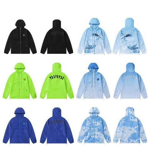 Trapstar Meitao High Street мужские и женские куртки с капюшоном вышитые буквы свободные куртки куртки на молнии куртки прилив