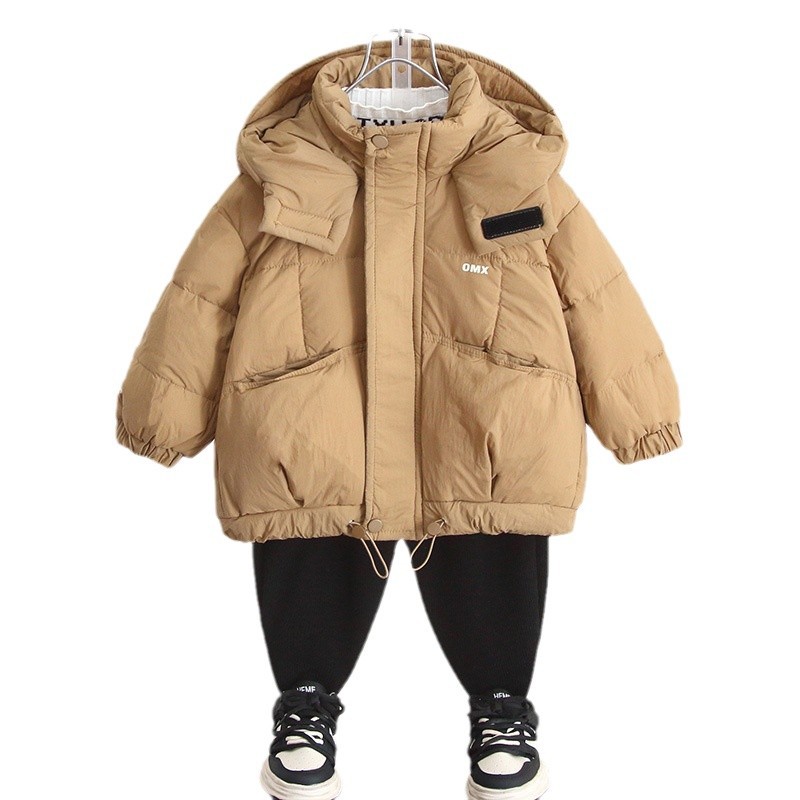 6902 chaqueta de plumón de pato blanco para niños chaqueta de algodón grueso para niños 2025 nueva ropa de invierno ropa de algodón para bebés de moda