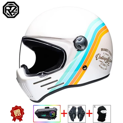 Motosiklet kaskı (dəbilqə) | with Bluetooth Function, Unisex Rider - baicaiyuny10-soft-wheat-m