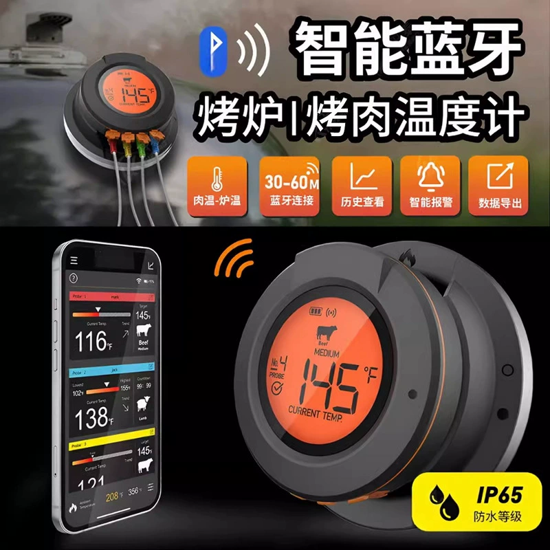 Bluetooth цифровой беспроводной электронный термометр купол для приготовления пищи на открытом воздухе термометр для барбекю BBQ гриль принадлежности