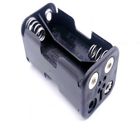 五号四节电池盒 4节5号电池盒焊片 5号4节背叠焊片电池盒