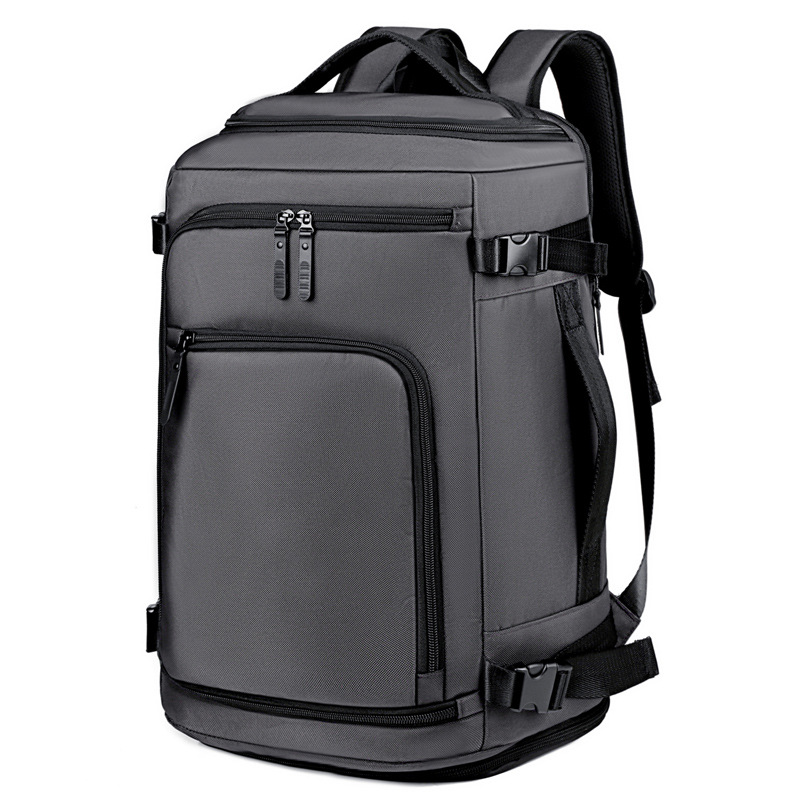 Jinbaiwei Business Backpack Men's Oxford Cloth Dry and Wet Separation Large Capacity Travel Backpack Computer Bag Air Cushion Strap