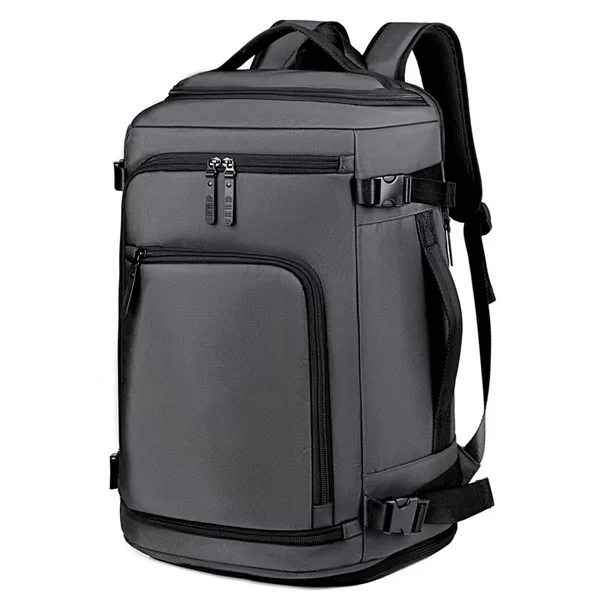 Jinbaiwei Business Backpack Men's Oxford Cloth Dry and Wet Separation Large Capacity Travel Backpack Computer Bag Air Cushion Strap