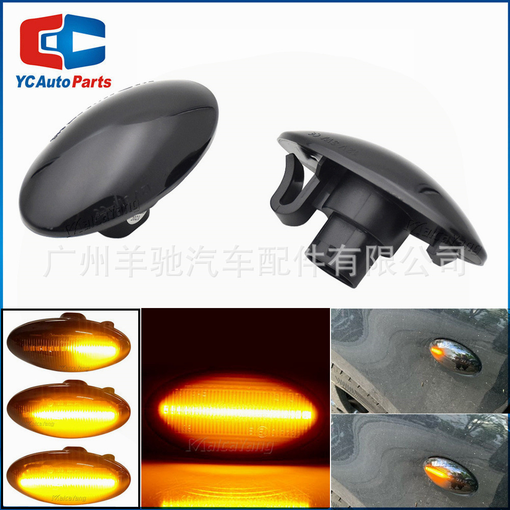 Adecuado para SUZUKI Swift Alto Jimny SX4 guardabarros luz LED corriente de agua luz lateral