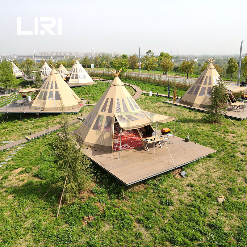 ���չ�ӦҰ��tipi tentsӡ�ڰ�Բ׶��¶Ӫ����ľ�˲�ñ������