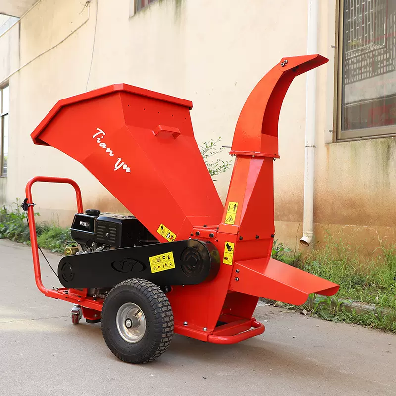 批发碎木机拉杆式果树树木木屑枝条粉碎机多功能秸秆粉碎机