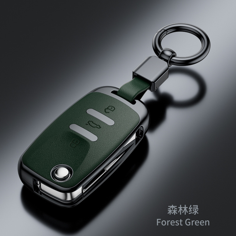 SuitabLe for VoLkswagen Sagitar Tiguan L Lavida Santana Bora Tanyue Passat Nappa Pattern FashionabLe Key Cover