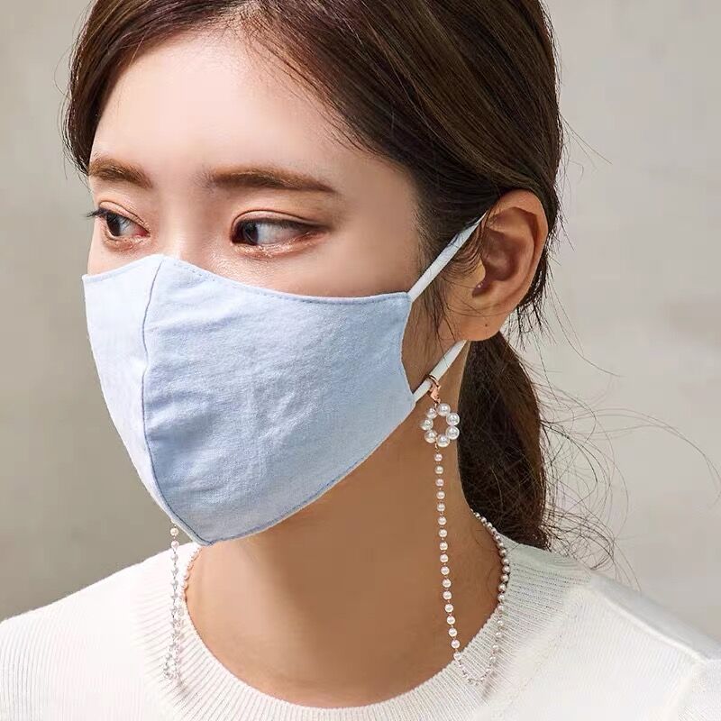 마스크 체인 진주 목걸이 여성 롱 실용 체인 2021년 신상 패션 액세서리 개성