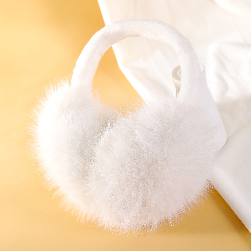 瑞雅折りたたみ式ぬいぐるみ耳あて卸売 冬用レディース裏起毛防寒耳あて 学生用凍結防止耳あてRY