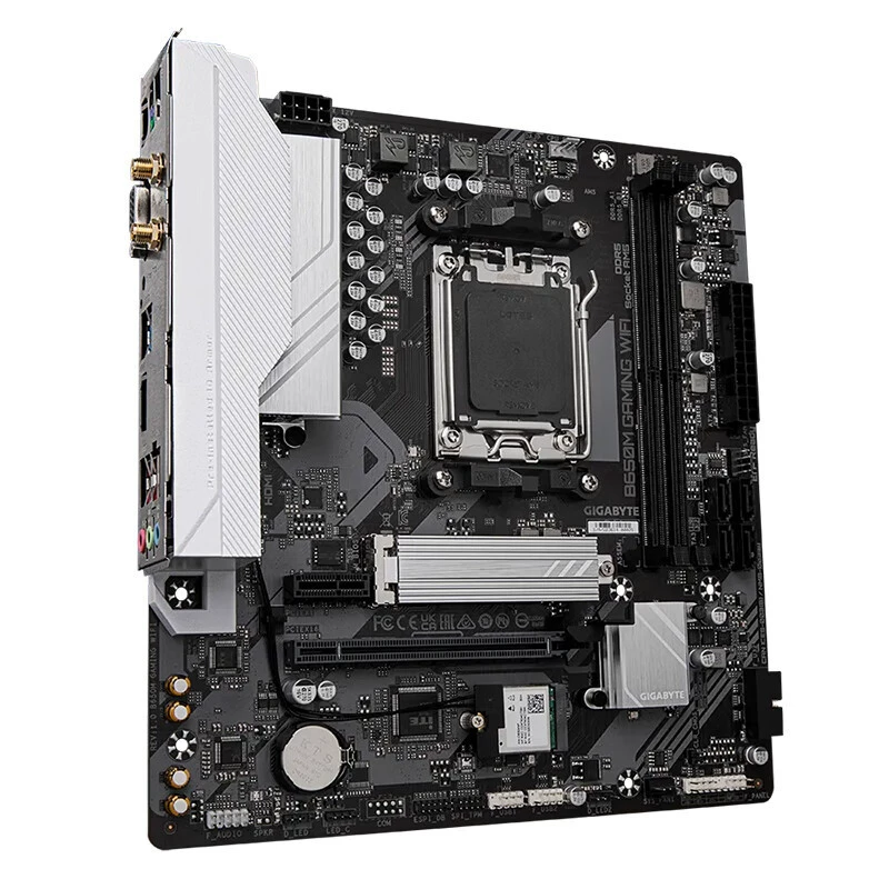 Материнская плата (Gigabyte) B650M Gaming WiFi — DDR5, совместима с AMD AM5, micro-ATX