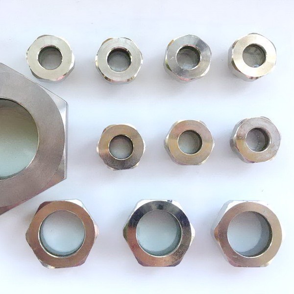 耐高温耐高压螺纹式视液镜碳钢不锈钢玻璃钢件高温烧结油标油镜