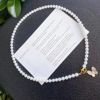 Small design necklace from pearl, chain for key bag , trend of season