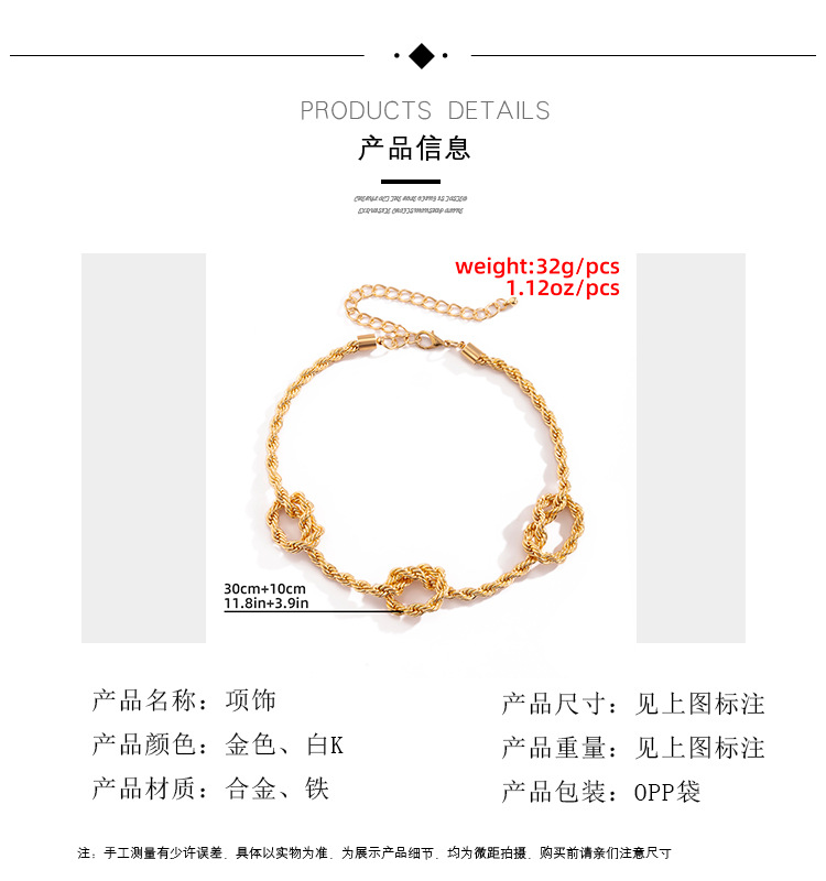 Simple Fashion Ot Buckle Pearl Necklace display picture 27