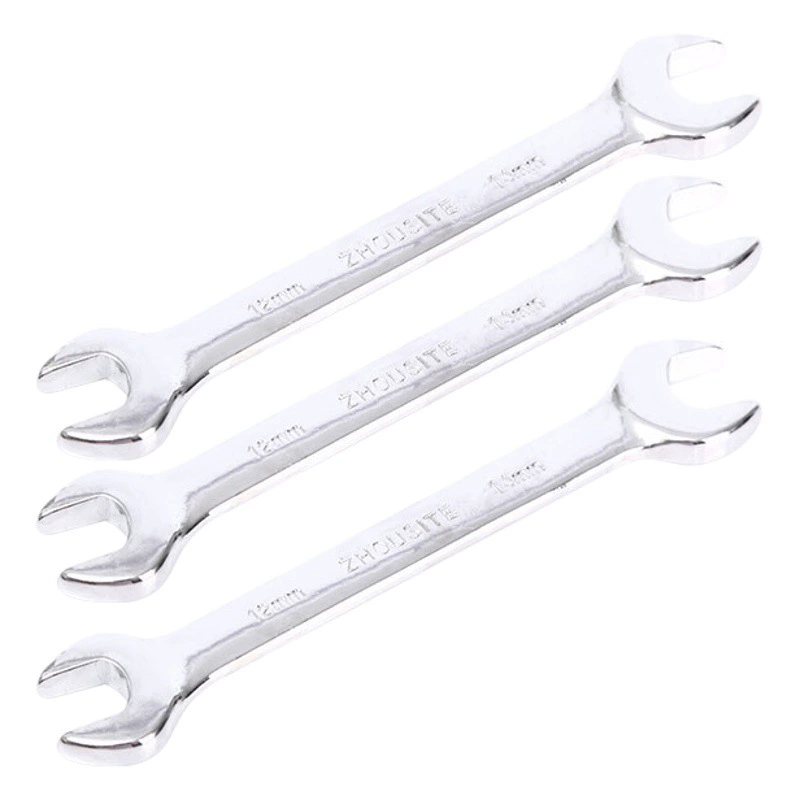 Оптовая Продажа с фабрики двойной открытый ключ зеркальный плоский ключ бутик вилочный ключ Многофункциональный зеркальный открытый торцевой ключ