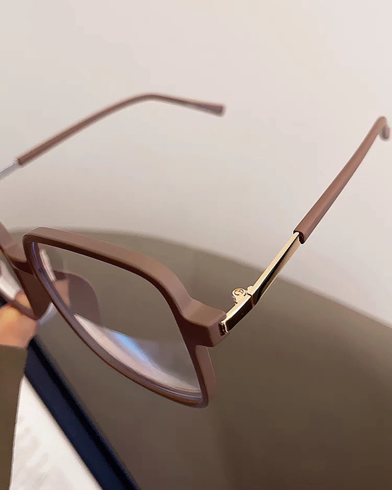 Stylish Square Anti Blue Light Glasses Unisex Versatile Eyewear_voghion.com
