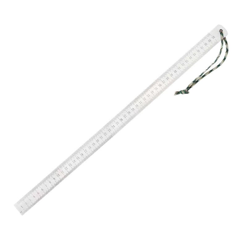 Dragon Spring forged 3mm thick quenched steel ruler defense baton car emergency multi-function thickened ruler