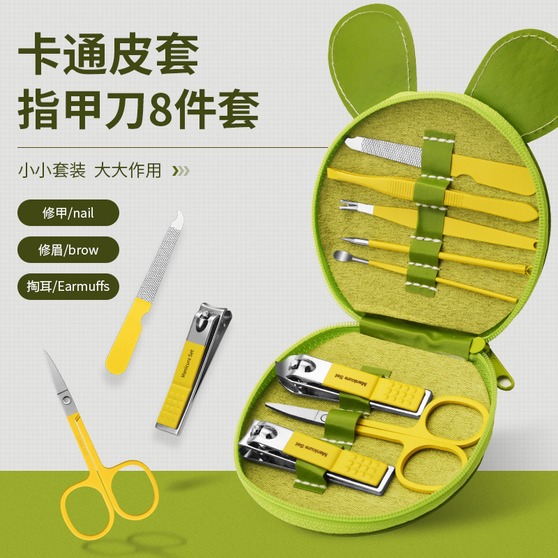 Manicure portátil para animales herramientas de pinza de uñas domésticas niñas tijeras de uñas set mini tijeras de uñas lindas image 9