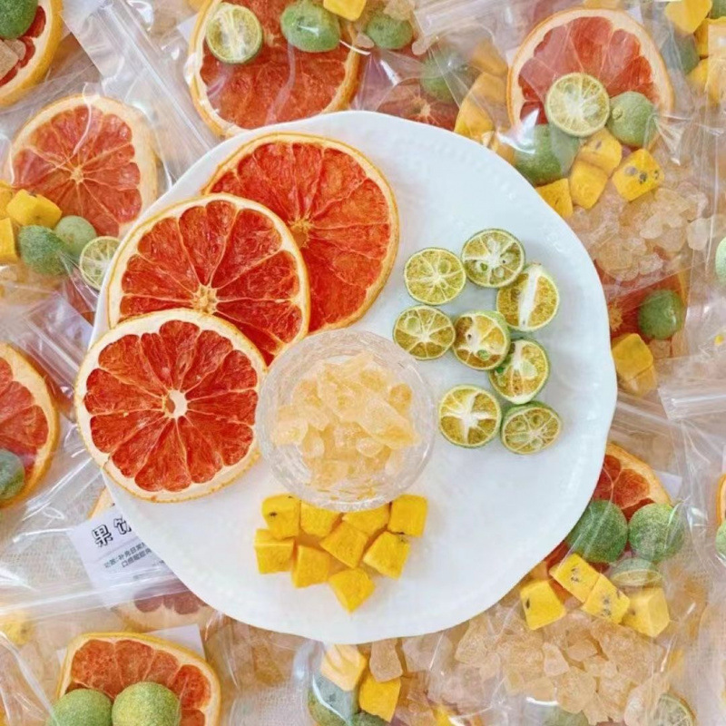 자몽, 그린 오렌지, 레몬, 패션프루트 [차가운 양조 인기 과일차] [3팩]