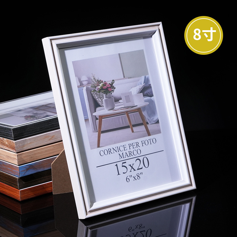 Simple 8 inch photo frame creative 8 inch photo frame empty frame table wooden frame mounting frame logo wholesale custom Simple 8 inch photo frame creative 8 inch photo frame empty frame table wooden frame mounting frame logo wholesale custom