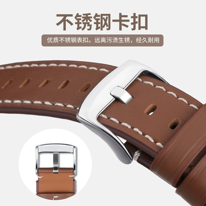 Подходит для Apple Tibetan Applewatch 8/7/6/5/4/3 с ремешком из коровьей кожи iWatch SE