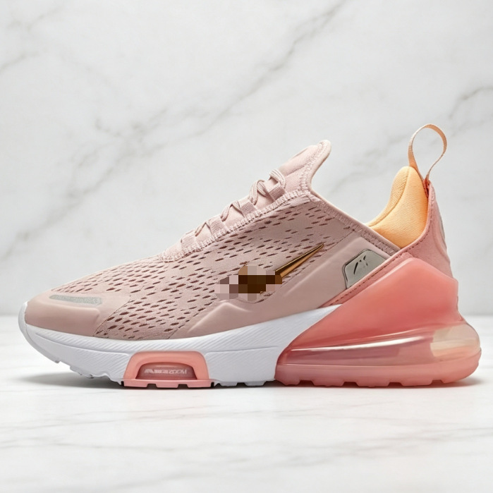 Air Max 270 zapatos de aire para hombres y mujeres, zapatos de deporte casuales transpirables de malla con suela gruesa para correr.