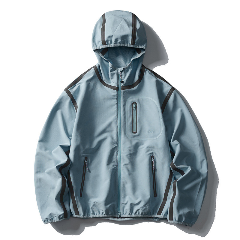 城市户外男女风壳运动轻量化放风防水压胶冬训服山系运动外套|undefined