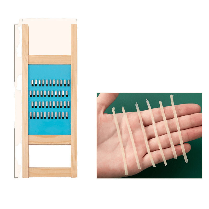 家庭用キッチン用の粗い細切りジャガイモの細切りツール、手を傷つけず、まな板に細断して細断、大根の細切りおろし器、ユニバーサル|undefined
