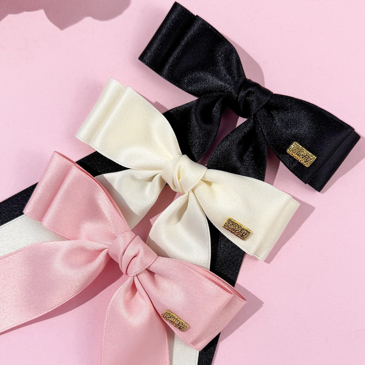 Ribbon Material Princess Sweet Women's Bow Knot Ribbon Hair Clip