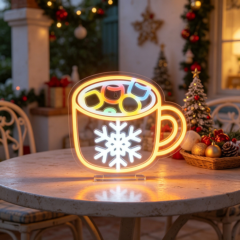 Amazonas Navidad atmósfera decoración lámpara acrílica lámpara de neón lámpara colgante lámpara led modelado lámpara regalo image 17