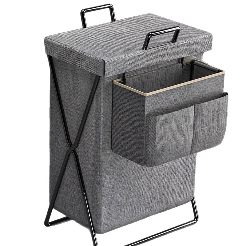Cesta de lavandería ropa sucia cesta de almacenamiento cesta de lavandería plegable hogar Baño sala de estar lavandería cesta de la ropa bolsa
