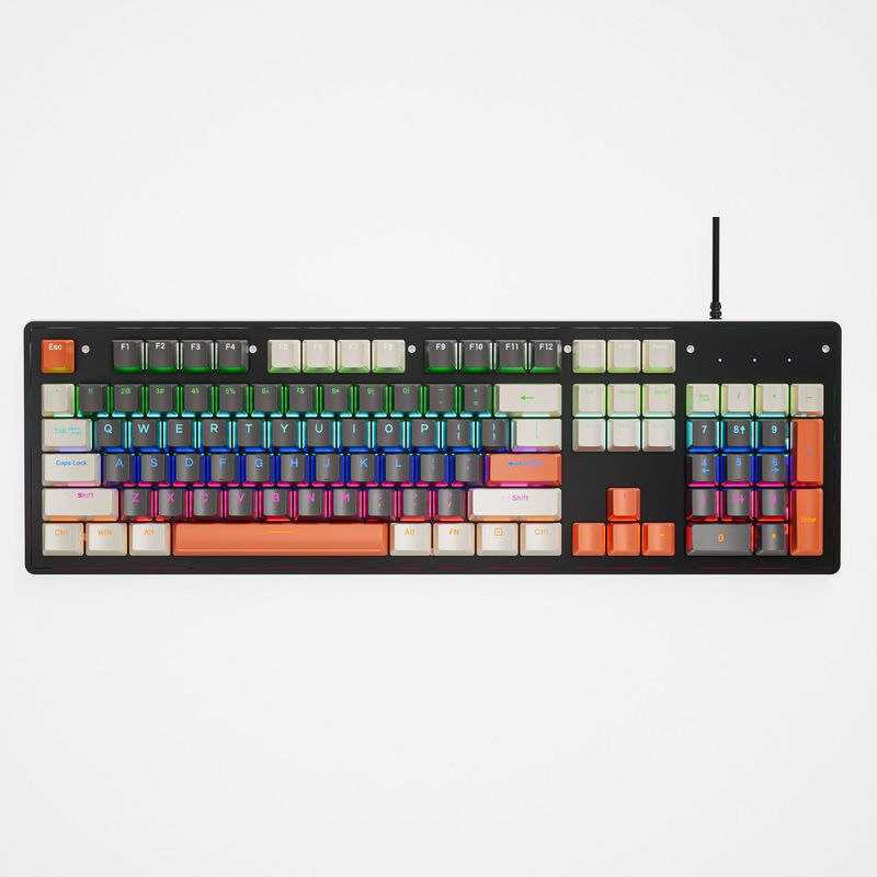 H96ワイヤレスブルートゥース三モードメカニカルキーボードカスタマイズ挿抜軸rgbライトeコマースゲームネットカフェのキーボード|undefined